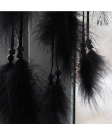100pcs Black Feathers for Crafts & Dreamcatcher Making - DIY Fringe Trim & Colored Material - Buy Online on SooperMarket.com