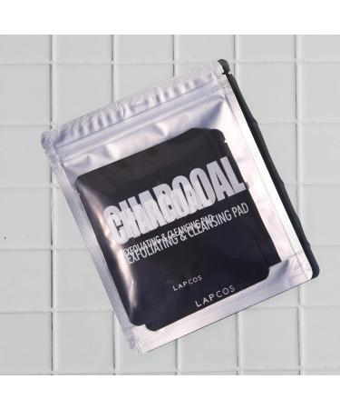 Lapcos Charcoal Exfoliating Cleansing Pads - 5 Pack (0.24 fl oz Each) for Radiant Skin - Buy Online on SooperMarket.com