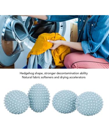 LANTRO JS Pack of 8 Dryer Balls for Tumble Dryer Washing Ball Dryer Balls Hedgehog Balls for Home Clothes Cleaning Reusable - Buy Online on SooperMarket.com