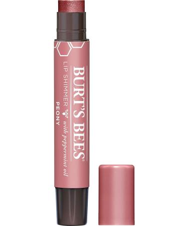 Burt's Bees Lip Shimmer 4-Pack Peony - Moisturizing Lip Balm with Vitamin E & Coconut Oil - 100% Natural - 0.09 oz - Buy Online on SooperMarket.com