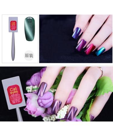 Dekaim 9Pcs Cat Eye Magnetic Nail Polish Set - 3D LED UV Gel Art Tools for Stunning Manicures - International Shipping - Buy Online on SooperMarket.com