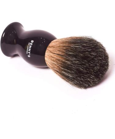 Premium 100% Badger Shaving Brush with Travel Case | Benny's of London - Ideal for International Shipping - Buy Online on SooperMarket.com