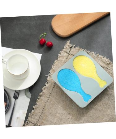 MAGICLULU 4 Pcs Sugar Mold DIY Chocolate Fondant Silicone Cake Mold for Home Pudding Mold Mold Silcone Molds Demould Silicone Candy Mold Silicone Molds DIY Baking Molds Fudge Drumstick 15.8*14.9CM x2pcs - Buy Online on SooperMarket.com