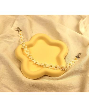 Shop Bethynas Colorful Floral Choker Necklace | Vintage Daisy Flower Neckband for Women & Teen Girls Perfect Bridal Party Neck Jewelry | Adjustable Clavicular Design - Buy Online on SooperMarket.com