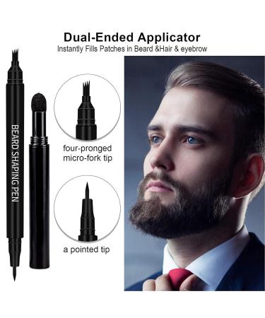 Colcolo Dark Brown Bartstift Filler - Water-Repellent Natural Finish Facial Hair Pencil Set for Perfect Coverage - Buy Online on SooperMarket.com