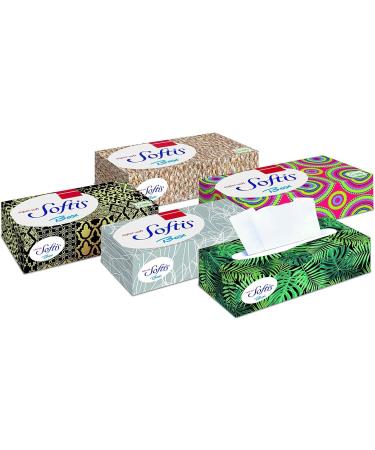 Softis Box 4-layer handkerchiefs-10 boxes of dermatologically tested skin tolerance extras-compatible handkerchiefs in the practical donor FSC certified