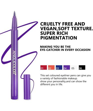 Matte Eyeliner Pencil Set - Sweat Resistant Eyeliner No Irritation Face Makeup Supplies for Gatherings Dates Party Virtcooy - Buy Online on SooperMarket.com