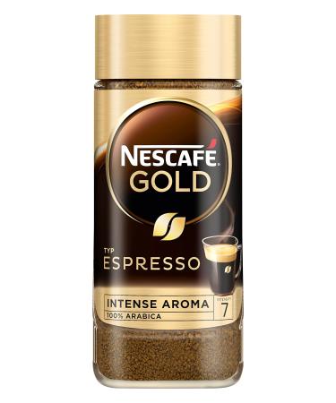 Nescaf Dolce Gusto Nescaf Gold Type Espresso soluble instant espresso coffee with 100% fine Arabica coffee beans caffeine-contained with velvet crema 1 Pack (1 x 100g)
