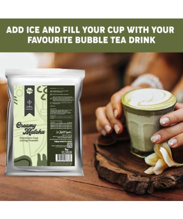 Wild Monk Creamy Matcha Cup Lining (1kg) 67 Servings Premium Cup Lining Powder Form Add Flavor to Bubble Tea & Desserts - Buy Online on SooperMarket.com