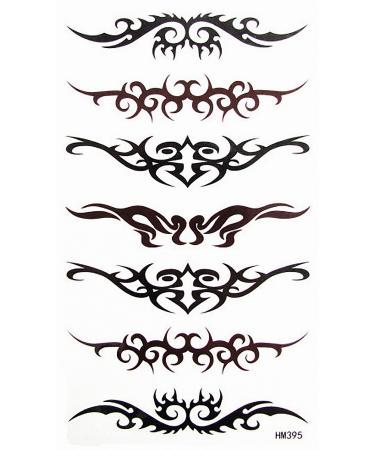 MapofBeauty Tribal Armband Temporary Waterproof Tattoo Sticker(2 pcs/lot) HM395