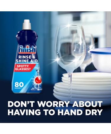 Bundle of Finish Ultimate Plus Infinity Shine Dishwasher Tablets | 73 Dishwasher Tabs | For Unbeatable* Clean & Diamond Shine + Finish Dishwasher Cleaner Rinse Aid | Scent : Lemon | Size : 400ml - Buy Online on SooperMarket.com