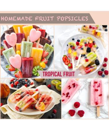 200 Pcs Natural Wooden Craft Sticks - 4.5 Ice Cream Popsicle - Food Grade, DIY Kids Crafting & Stirring - Buy Online on SooperMarket.com