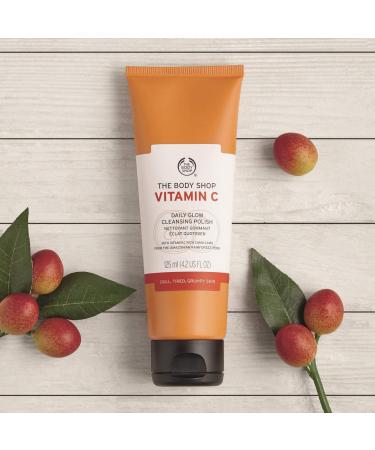 The Body Shop Vitamin C Facial Cleansing Polish 3.3 oz - Brightening Exfoliator for Glowing Skin | International Shipping Available - Buy Online on SooperMarket.com
