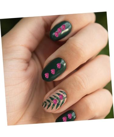 FOYTOKI 1 Glass Chip Nail Manicure DIY Accessories Nail Crushed Glass Epoxy Charms Manicure Charms DIY Charm Fillers Nail Art Accessories DIY Glass Fillers Nail Art Stone 0.5X0.3cm Rosy - Buy Online on SooperMarket.com