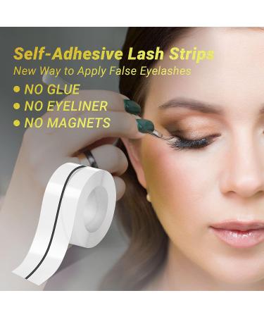 MAEXUS Self Adhesive Lash Strips - 1 Meter | Black Eyelash Glue Strip for Easy Fake Eyelash Application - Buy Online on SooperMarket.com