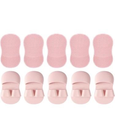 Face Cleansing Brush Small Deep Cleaning Face Brush Silicone Scrubber - Ergonomic Grip Women Men Face Scrubber for Massaging for Travelling Dormitory Pink - Buy Online on SooperMarket.com