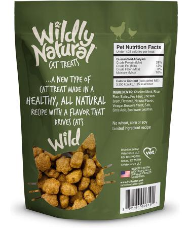 Wildly Natural Chicken Cat Treats - Healthy & Delicious Snack for Cats - Buy Online on SooperMarket.com