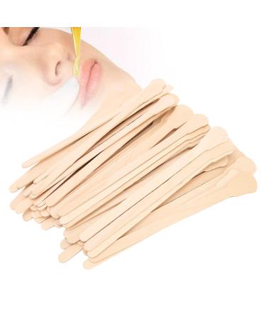 50PCs woodwachs applicator sticks eyebrows wax sticks wooden wax spatula for face and small hair removal sticks for hair removal