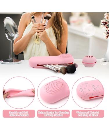 Yotako 2 Pack Silicone Makeup Brushes & Sponge Holder - Travel-Friendly Cosmetic Organizer - Buy Online on SooperMarket.com