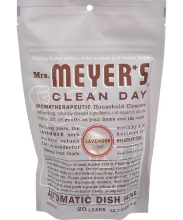 Mrs. Meyer's Automatic Dish Pillows Lavender | 20 OZ 20 CT | International Shipping Available - Buy Online on SooperMarket.com