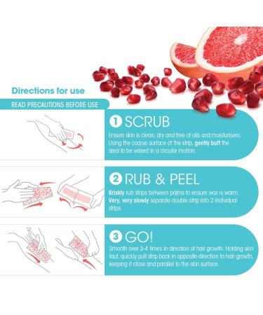 Nad's Body Wax Strips - 2-In-1 Exfoliator and Hair Removal Kit for Women - Buy Online on SooperMarket.com