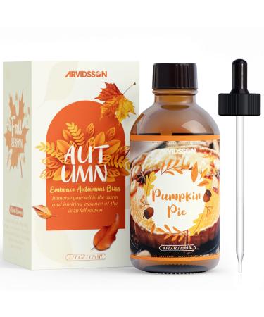 Pumpkin Pie Essential Oil 4 Fl Oz (120ml) ARVIDSSON Pumpkin Spice Fragrance Oil Fall Essential Oil for Diffusers Pumpkin Pie Oil for Candle Making Autmun Scented Oil for Home