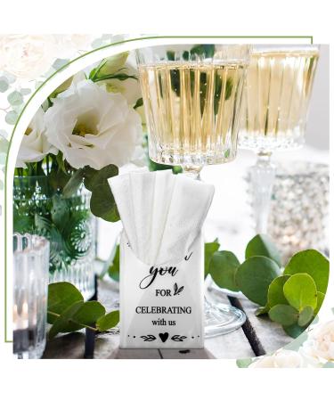 100 Pack Wedding Facial Tissues - Thank You Celebration Pocket Tissue Packs for Weddings and Parties (Appreciate Style) - Buy Online on SooperMarket.com