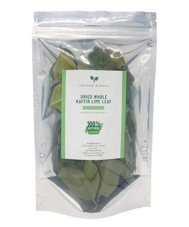 Alanya Aroma Dried Kaffir Lime Leaves, 0.5 Oz, Grown in California
