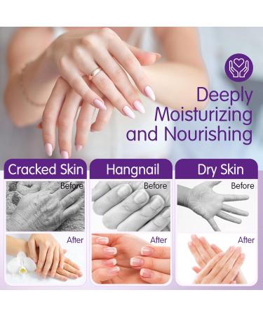 20 Pairs Moisturizing Hand Masks - Overnight Hydration for Dry Cracked Hands | Avocado Lavender Milk Honey - Buy Online on SooperMarket.com