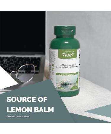 VORST L Theanine and Lemon Balm Complex 60 Capsules | Stress Relief Supplement | Powder Pills | 1 Bottle 60 count (Pack of 1) - Buy Online on SooperMarket.com
