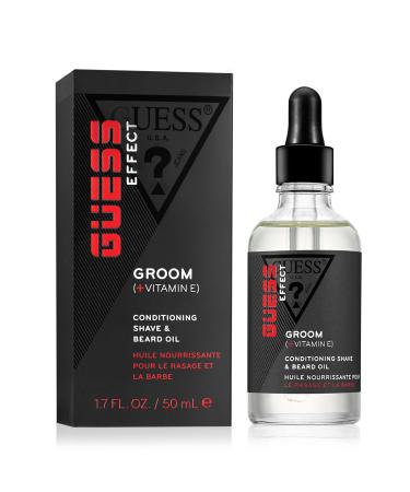 Guess Guess Effect Boost Conditioning Shave and Beard Oil Men Oil 1.7 oz