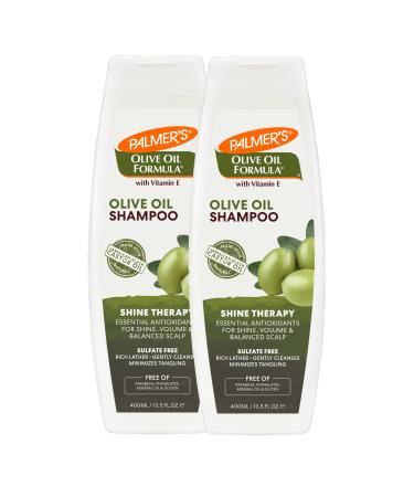 Palmer's Olive Oil Formula Smoothing Shampoo for Frizz-Prone Hair 13.5 Ounce (Pack of 2)