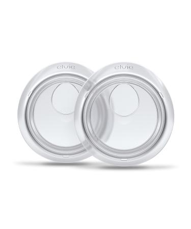 Elvie Catch Milk Collection Shells (2X) - Reusable Leak-Protection Silicone Cups | Breast Shells No More Wasted Milk or wasteful Breast Pads