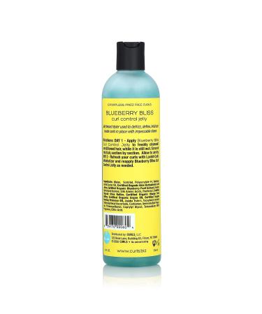Curls Blueberry Bliss Control Jelly 8oz - Define & Defrizz for Wash & Go's, Twist Outs, Braid Outs, Roller Sets - All Hair Types - Buy Online on SooperMarket.com