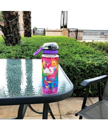 Cute Unicorn Water Bottle for School Kids Girls - BPA Free, Leak Proof, Easy to Clean - 23oz - Buy Online on SooperMarket.com