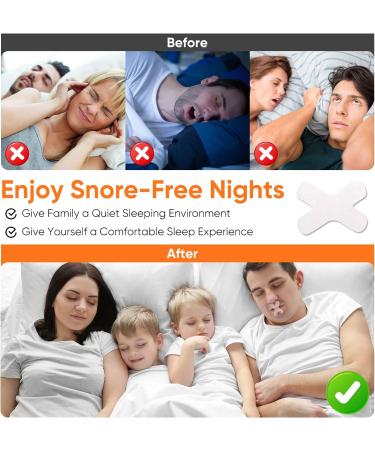 Advanced Gentle Anti Snoring Mouth Tape - Improve Nasal Breathing and Sleep Quality - Buy Online on SooperMarket.com