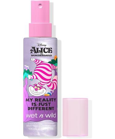 Wet n Wild Alice in Wonderland Shimmer Setting Spray with Hyaluronic Acid - Long-Lasting & Lightweight for All Skin Types - Buy Online on SooperMarket.com