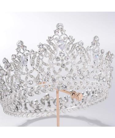 S SNUOY Silver Queen Bridal Crown Tiara Headband for Wedding - Buy Online on SooperMarket.com