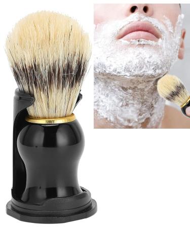 Premium Men's Shaving Brush - Soft Hair Razor Brush with Black Dripping Tape Holder for Facial Cleaning & Grooming - Buy Online on SooperMarket.com