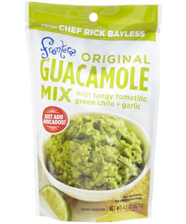 Frontera Foods Guacamole Mix, 4.5 oz Guacamole Original 4.5 Ounce (Pack of 1)