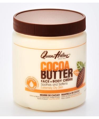 Queen Helene Cocoa Butter Face and Body Cream 425g/15oz - Hydrating Skin Moisturizer - Buy Online on SooperMarket.com