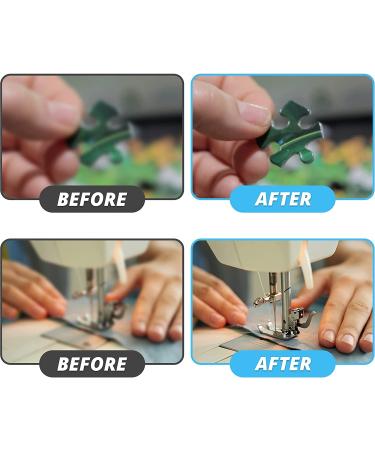Zoom Vision Hands Free Magnifying Glasses with Light - 160% Magnification, Dual LED Lights - Includes Non-Lighted Magnifying Glasses for Reading, Close Work, and Crafts - Buy Online on SooperMarket.com