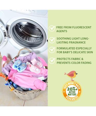 WBM Care Liquid Baby Laundry Detergent - 100 Loads 68 OZ | Eco-Friendly & Gentle for Babies - International Shipping Available - Buy Online on SooperMarket.com
