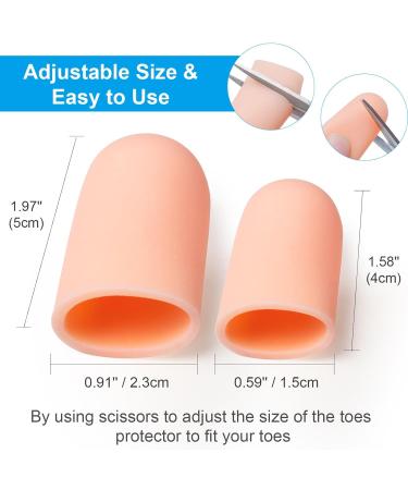 Washable Soft Silicone Toe Protector for Blisters & Toenails Loss - Skin-Friendly & Flexible - Buy Online on SooperMarket.com