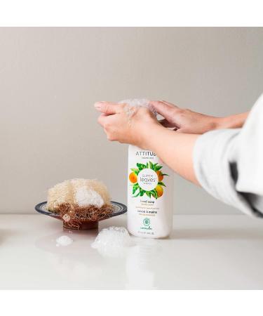 ATTITUDE Liquid Hand Soap 16 Fl Oz - Vegan & Cruelty-free, Plant-Based Formula with Orange Leaves - Personal Care Product - Buy Online on SooperMarket.com