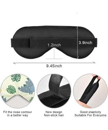 Haskirky Light Blocking Eye Mask for Adults - Breathable & Adjustable | Ideal for Travel, Yoga, Meditation | Comfortable Deep Sleep Aid with Dinosaur Cartoon Design - Buy Online on SooperMarket.com
