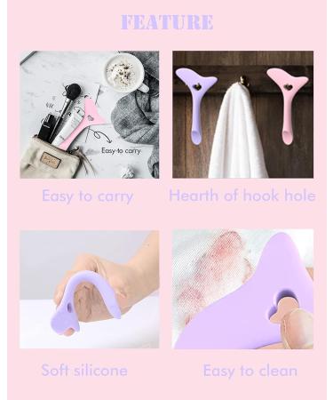 DogieLyn Reusable Silicone Eyeliner Stencil Cat Shape | Eyebrow Pencil & Eyeshadow Applicator Guide Template | Blue Lazy Makeup Tool - Buy Online on SooperMarket.com