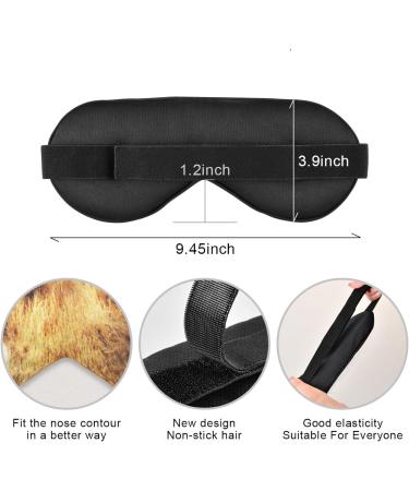 Haskirky Light Blocking Eye Mask | Breathable & Adjustable for Men and Women | Perfect for Travel, Yoga, Meditation, Office, Deep Sleep | Tiger Eyes Design - Buy Online on SooperMarket.com