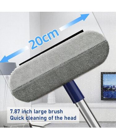 Wosieue 3 in 1 Window Screen Cleaner Window Cleaning Brush Window Cleaning Tool Glass Window Mesh Screen Cleaner - Buy Online on SooperMarket.com