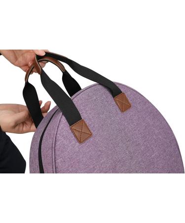 MIOKY Embroidery Bag for Cross Stitch Projects - Purple Travel Tote Organizer for Hoops, Floss, and Tools - Buy Online on SooperMarket.com